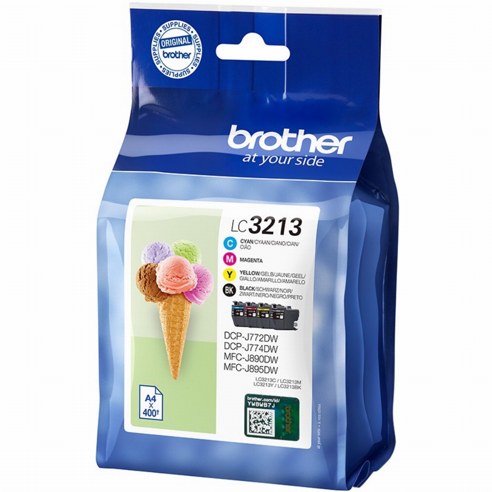 Brother Tinte LC-3213VAL Value Pack (BK/C/M/Y) Brother Tinte LC-3213VAL Value Pack (BK/C/M/Y)