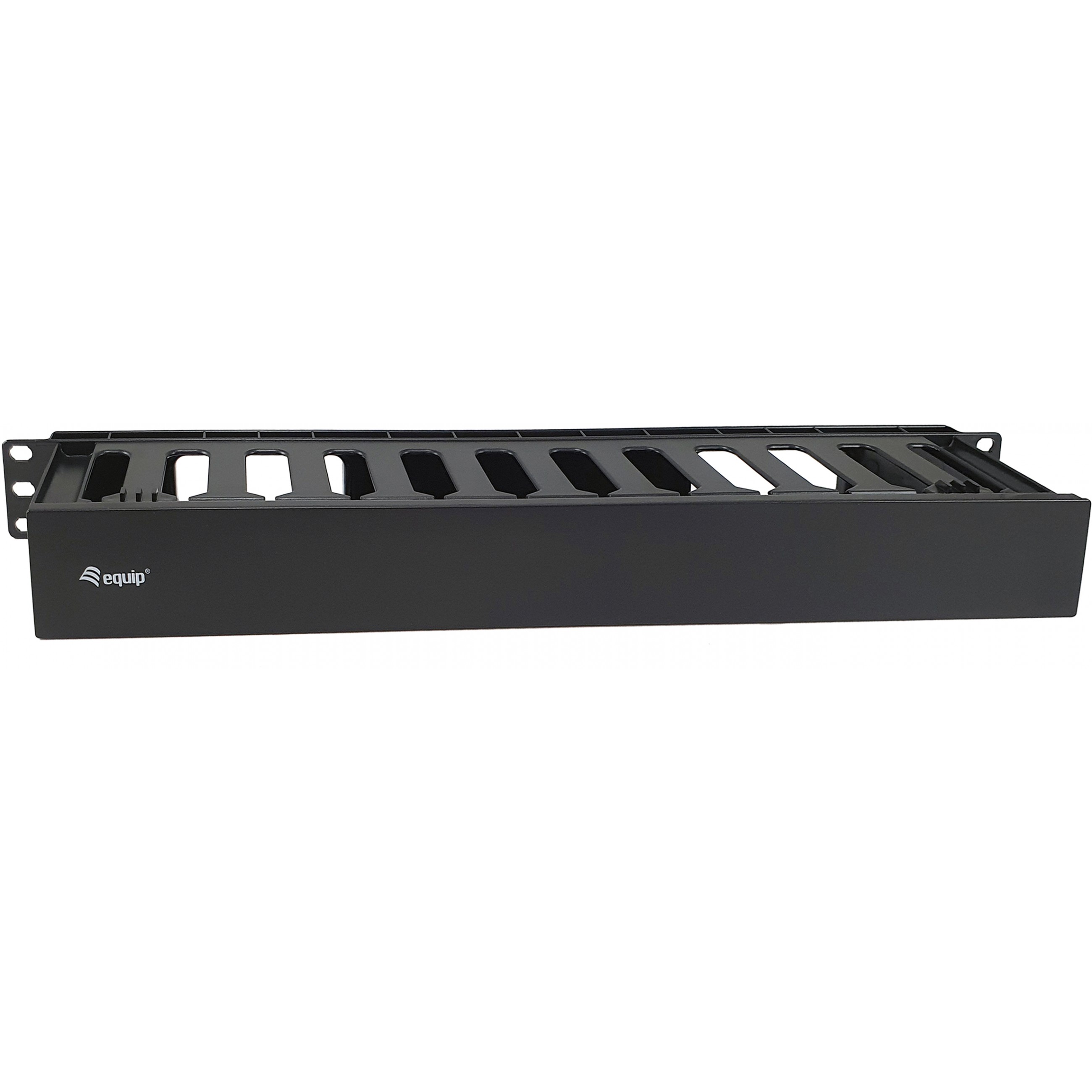 Equip 19" Kabelmanagement Panel abnehmbare Heckplatte sw Equip 19" Kabelmanagement Panel abnehmbare Heckplatte sw