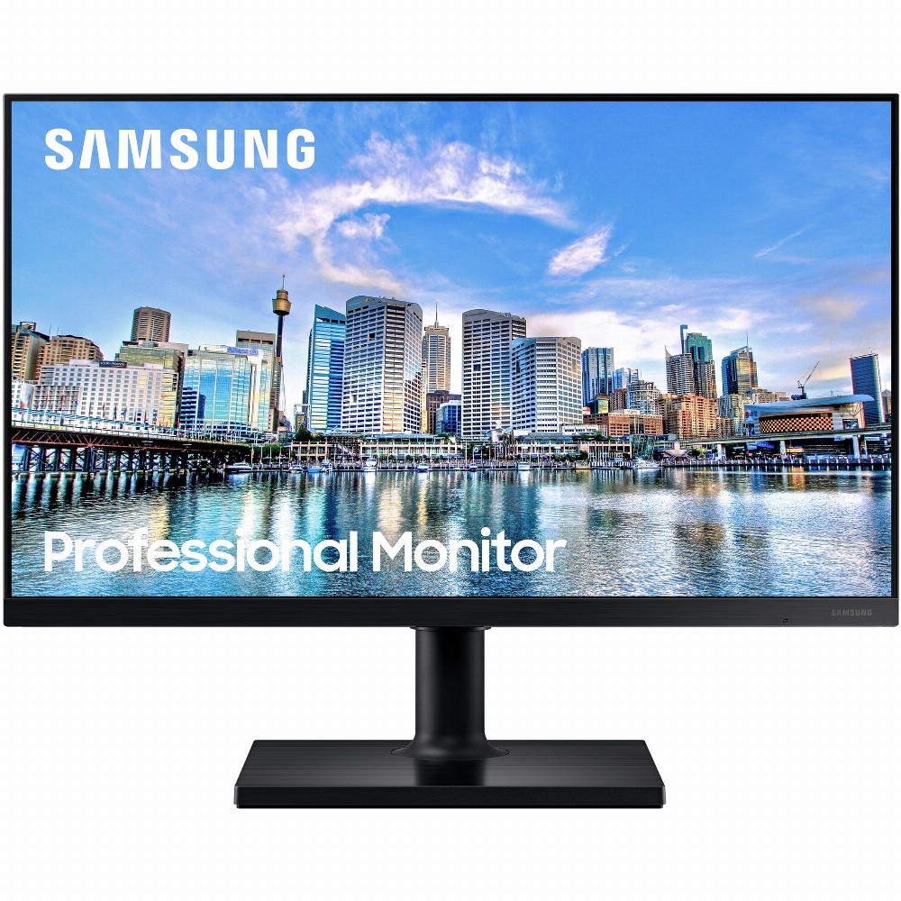 61cm/24'' (1920x1080) Samsung LF24T450FQR 16:9 5ms USB 2xHDMI DisplayPort VESA Pivot Full HD Black 61cm/24'' (1920x1080) Samsung LF24T450FQR 16:9 5ms USB 2xHDMI DisplayPort VESA Pivot Full HD Black