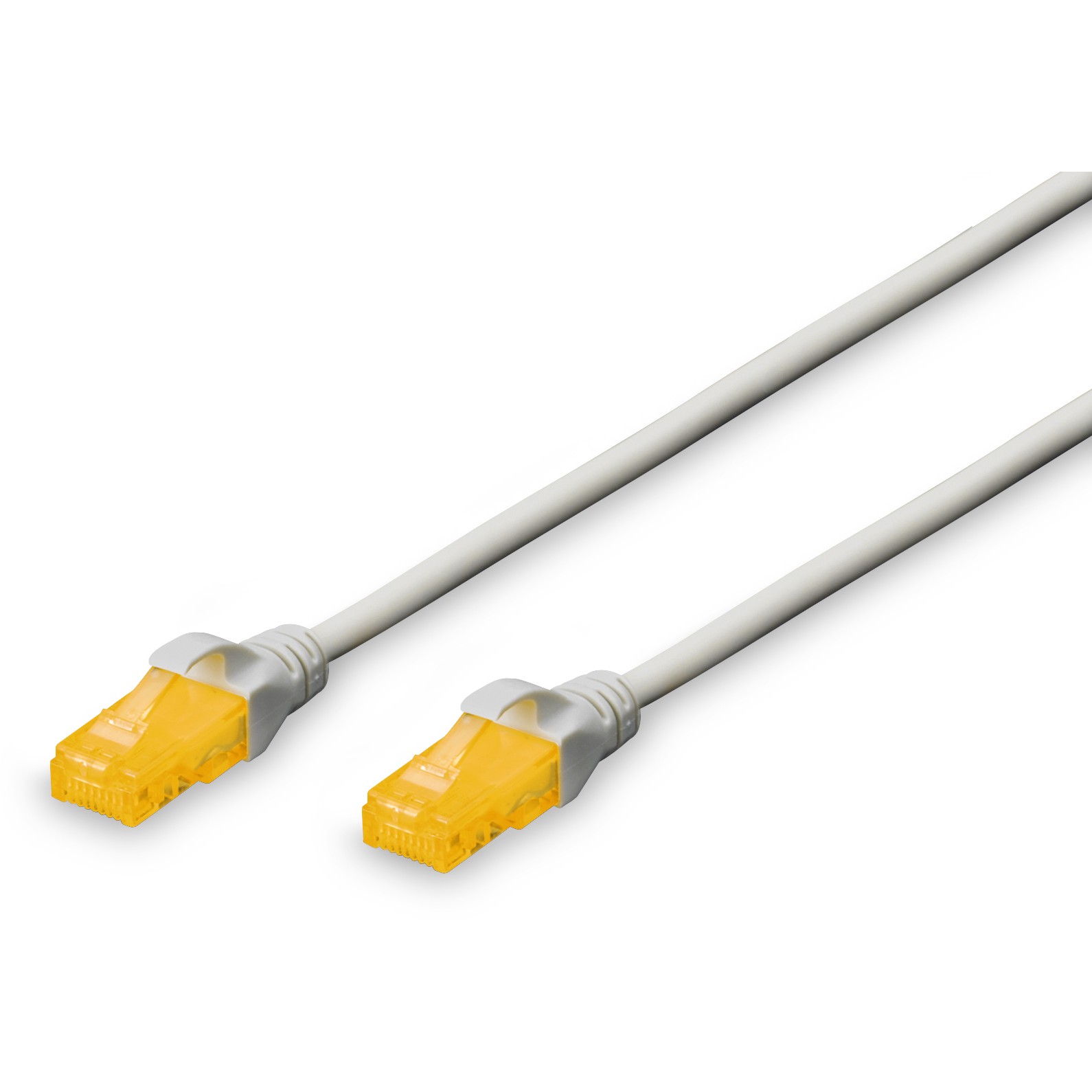 DIGITUS Patchkabel RJ45 U/UTP Cat6A 5.00m grau m. Hebelschu Polybeutel DIGITUS Patchkabel RJ45 U/UTP Cat6A 5.00m grau m. Hebelschu Polybeutel