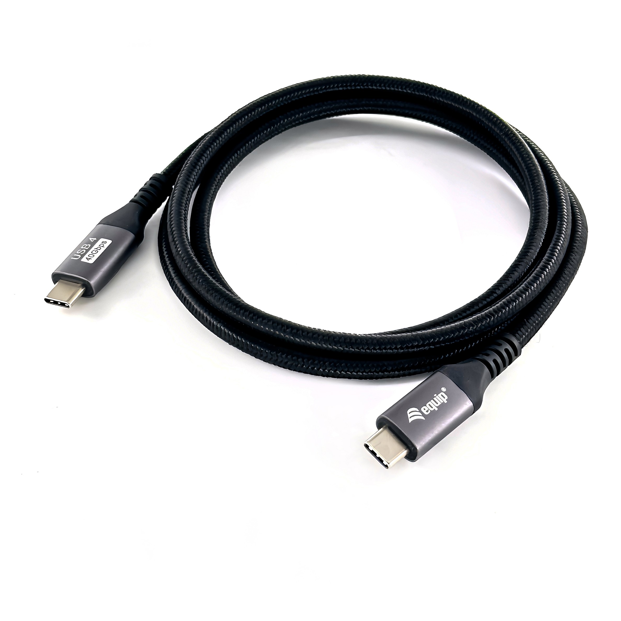 Equip Kabel USB-C 4.0 -> C St/St 1.20m 5A 8K/60Hz sw Equip Kabel USB-C 4.0 -> C St/St 1.20m 5A 8K/60Hz sw