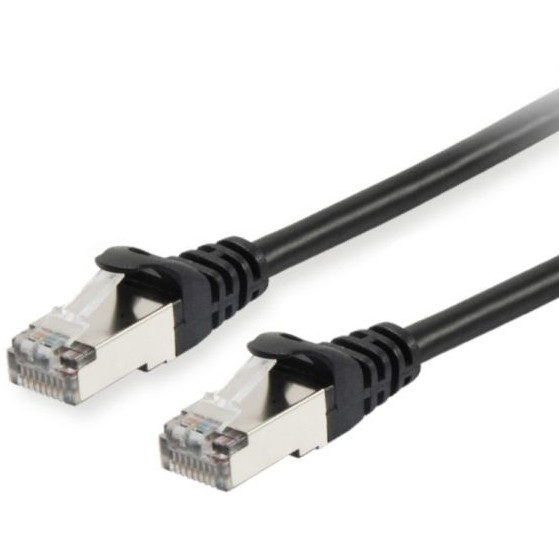 Equip Patchkabel Cat6 S/FTP 2xRJ45 0.25m schwarz LSZH Polybeutel Equip Patchkabel Cat6 S/FTP 2xRJ45 0.25m schwarz LSZH Polybeutel