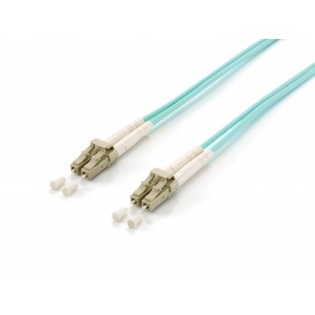 Equip LWL Patchkabel LC->LC 20.00m Multimode Duplex OM3 turq Polybeutel Equip LWL Patchkabel LC->LC 20.00m Multimode Duplex OM3 turq Polybeutel