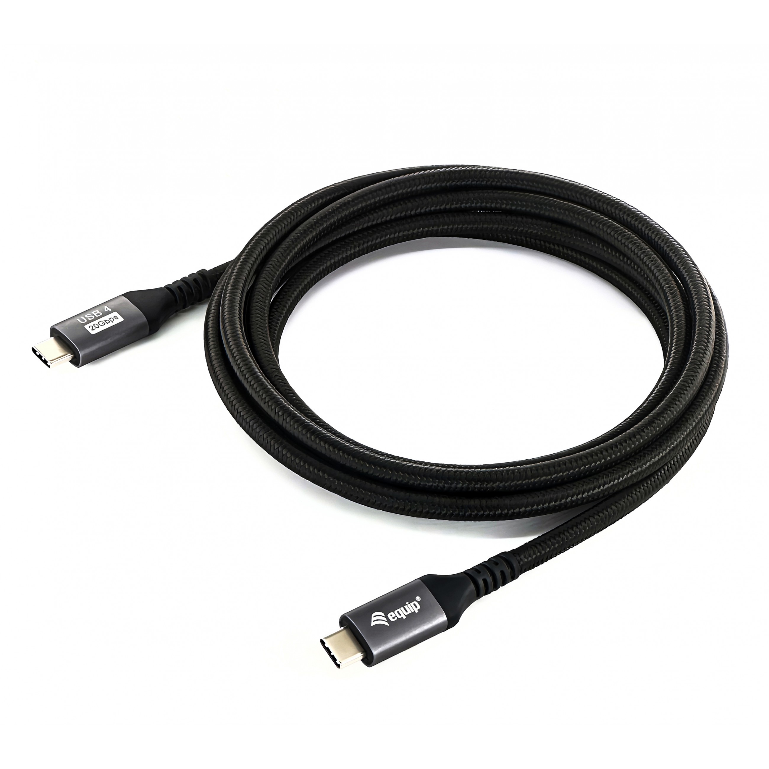 Equip Kabel USB-C 4.0 -> C St/St 2.00m 5A 4K/60Hz sw Equip Kabel USB-C 4.0 -> C St/St 2.00m 5A 4K/60Hz sw